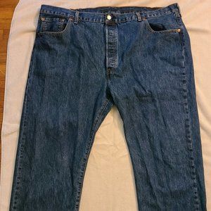 Levis 501 Button Fly jeans - indigo blue - big & tall size